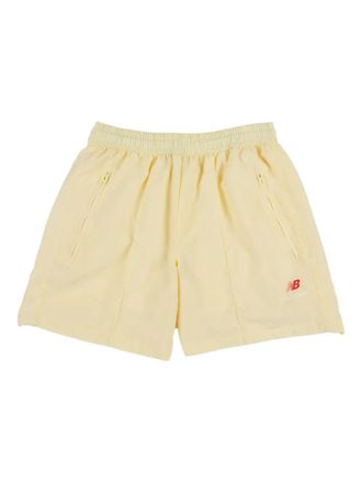 New Balance pintuck running shorts - Yellow