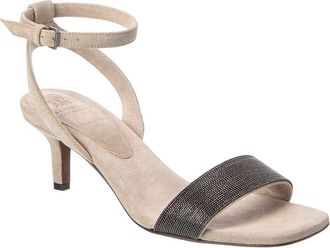 Brunello Cucinelli Suede Sandal