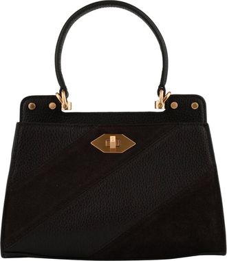 Pourchet Le Trianon Daim - Dames - Tassen - Zwart - Maat: ONE Size Leer