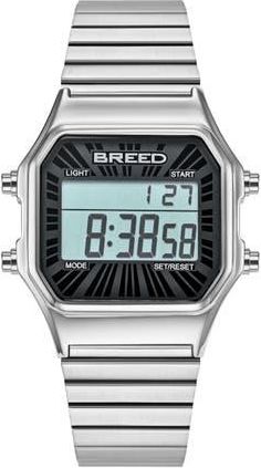 Breed Terra Digital Watch in Silver at Nordstrom