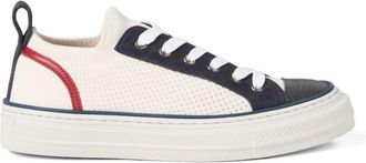 Brunello Cucinelli White Color Block Sneaker