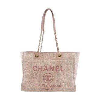 Chanel unisex, Pre-owned, Roze, Maat: ONE Size Nylon