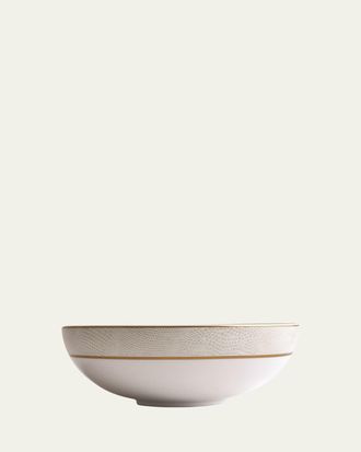 Bernardaud Sauvage White Salad Bowl, 6.7