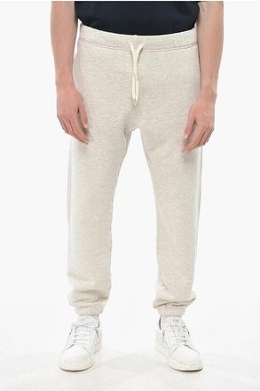 Autry Brushed Cotton Joggers with Embroidered Logo and Cuffs size Xl