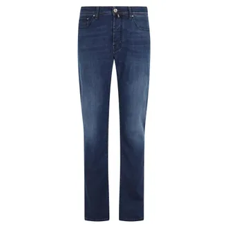 Jacob Cohen Slim-fit Jeans, male, Blue, Size: W40 Slim-fit Jeans