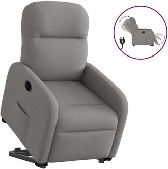 vidaXL Vidaxl - Sill&oacute;n El&eacute;ctrico Reclinable Elevable De Tela Gris Taupe