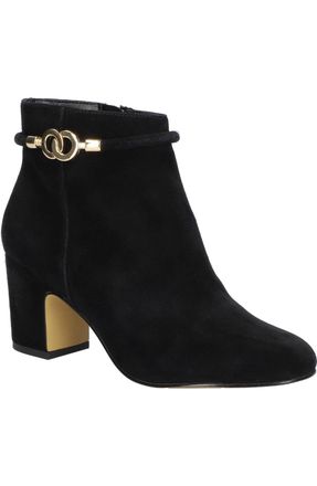 Bella Vita Diaz Bootss W Black Suede Block Heel Ankle Bootie JZZ1171