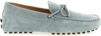 Tod's Grey Suede Loafers