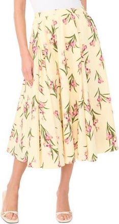 Ted Baker Midi Circle Skirt in Light Yellow at Nordstrom Rack, Size 14