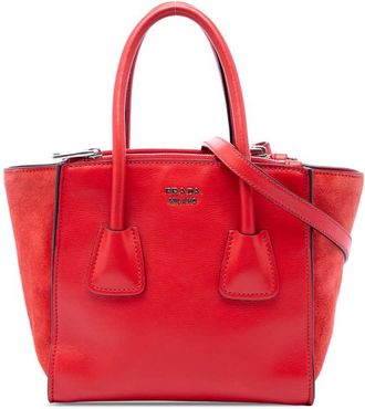 Prada Pre-owned Prada Small Glace Calf Twin Pocket Satchel Ladies TVG4K9V18FHXTT02