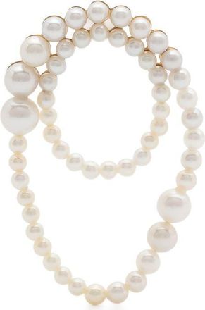 Sophie Bille Brahe 14K Yellow Gold Embrassée Earrings - Womens - Freshwater Pearl/14kt Recycled Yellow Gold