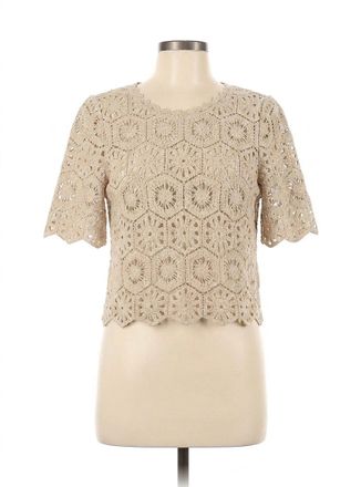 Z Supply Raquel Lace Top In Natural
