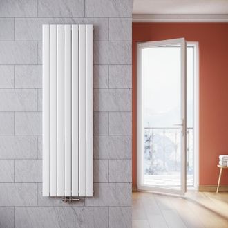 Elegant Lighting Elegant - Radiadores De Agua Caliente 1800 X 569 Mm,radiador De Sal&oacute;n Potencia 938 W,doble Capa Vertical,conexiones Centrales G 1/2 - Blanco