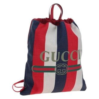 Gucci Pre-owned Leren Rugzak - unisex - Vintage Rugzakken - Veelkleurig - ONE Size - Leer - Vintage