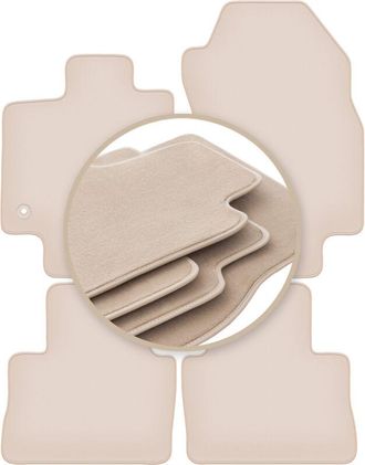 OEM Alfombrillas Premium Beige Para: Toyota Rav4 V Hybrid Suv 2019