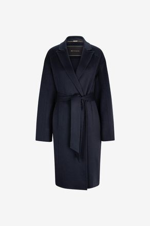 Kiton Halblanger doppellagiger Kaschmirmantel mit G&uuml;rtel