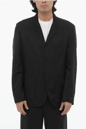 Neil Barrett Side Vents Notch Lapel Slim Fit 3-Button Blazer size 52