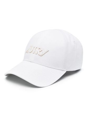 Autry embroidered-logo cotton cap - unisex - Cotton - One Size - White