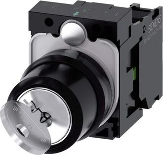 SIEMENS Interruptor Con Llave Siemens Negro Y Gris