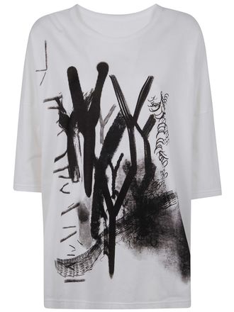 Yohji Yamamoto Round Neck Big T-Shirt