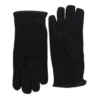 Kiton Gloves, unisex, Gray, Size: 6 1/2 IN Gloves Regular Solid 100% Handmade