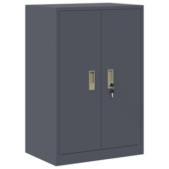 vidaXL Armario De Almacenamiento Antracita 60 X 40 X 90 Cm Acero Vidaxl