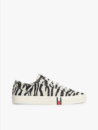 Tommy Hilfiger Zapatillas deportivas Archive con estampado de cebra