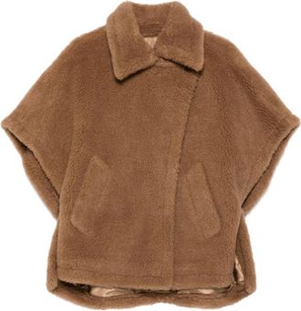 Max Mara Stijlvolle Faux Fur Jassen - Dames - Jassen - Bruin - ONE Size - Jassen