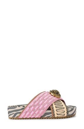 Kurt Geiger Chelsea Cross Strap Flatform Sandal in Open Pink at Nordstrom, Size 6Us