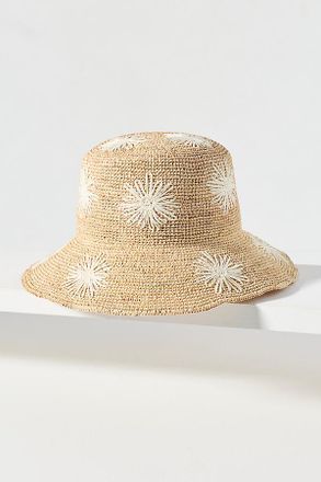 San Diego Hat Company Floral Embroidered Bucket Hat
