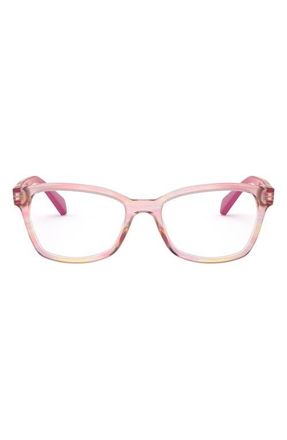 Ray-Ban 48mm Optical Glasses in Fuchsia at Nordstrom