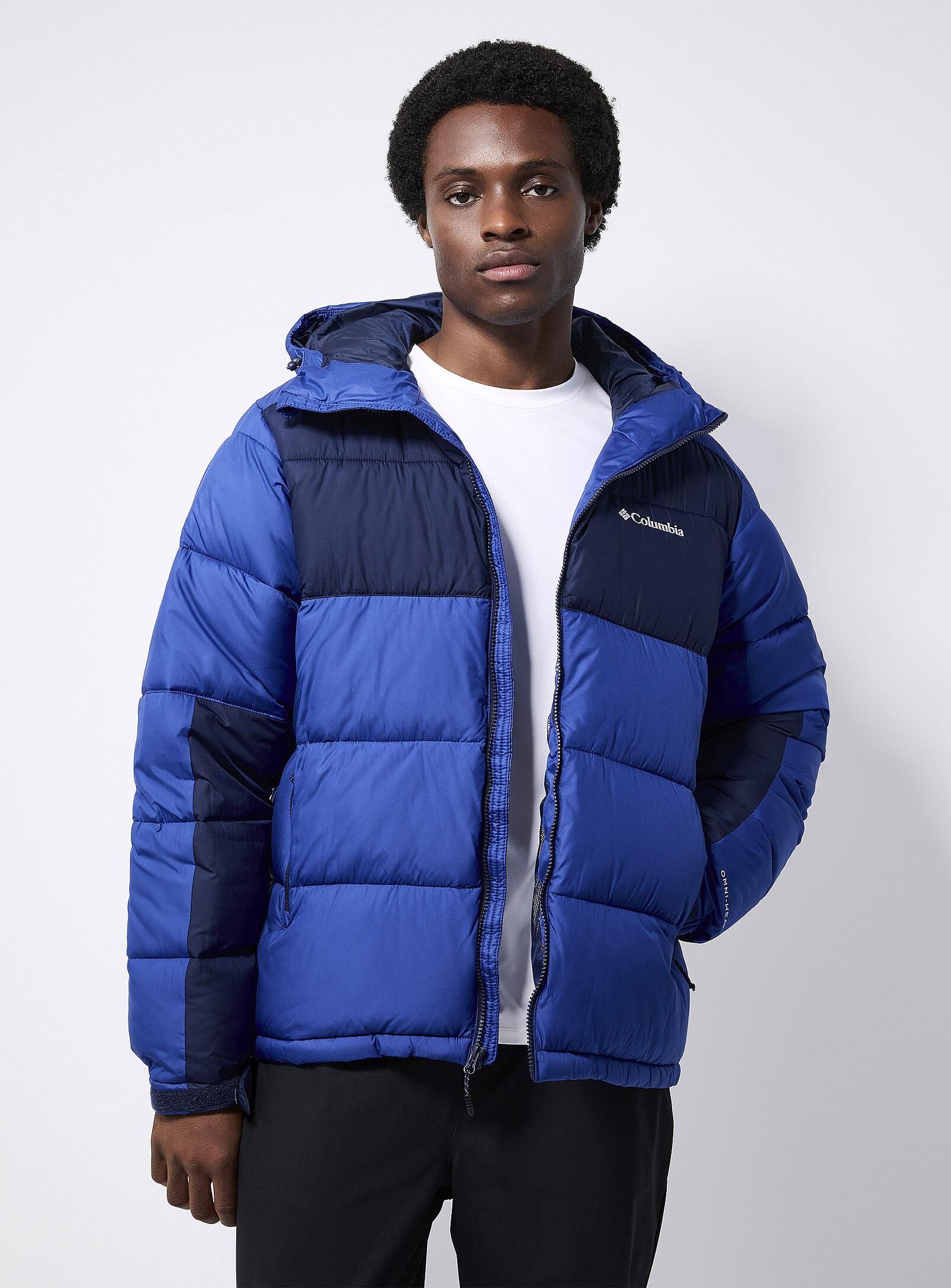 デニム　キルティング　ダイヤ jacket puffer Columbia