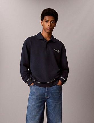 Calvin Klein Sudadera Polo Con Logo Bordado