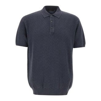 Peuterey Polo Shirts, male, Blue, Size: XL Keirin Polo Shirt