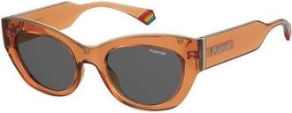 Polaroid PLD 6199/S/X/Mc L7Q(M9) Zonnebril - Dames - Zonnebrillen - Oranje - 50 MM - Accessoires