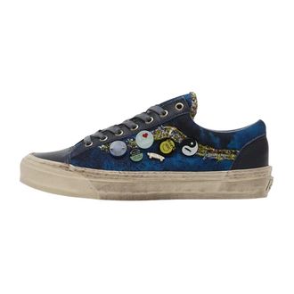 Vans Schoenen, unisex, Blauw, 44 1/2 EU, Leer, Premium Old Skool 36 Souvenir