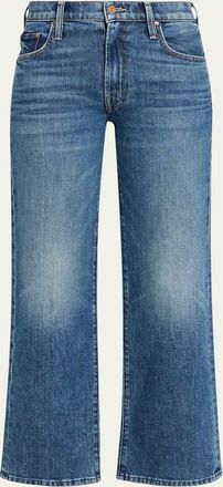 Mother The Mid-Rise Rambler Zip Ankle Jeans