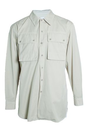 Christophe Lemaire Cotton overshirt in beige