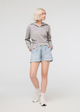 Duer Performance Denim Harbour Short in Coastal at Nordstrom, Size X-Small