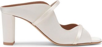 Malone Souliers Norah 70 Satin Heeled Sandals - Ivory - 39 (IT39 / UK6)