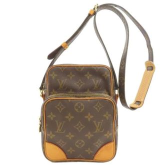 Louis Vuitton Pre-owned Cross Body Bags, female, Brown, Size: ONE SIZE Pre-owned Vintage Monogram Shoulder Bag