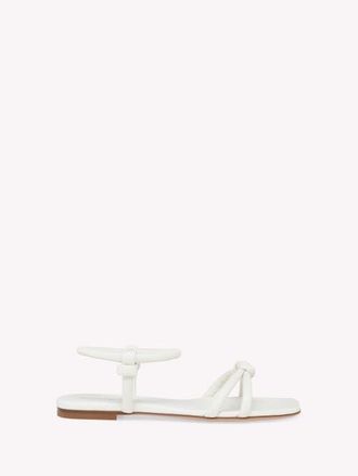 Gianvito Rossi Juno 05 Sandals in White Nappa at Nordstrom, Size 36.5