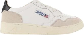 Autry White Color Block Medalist Low Sneakers