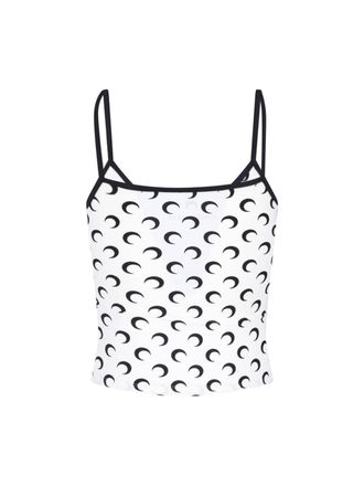 Marine Serre Womens Top White Polyamide