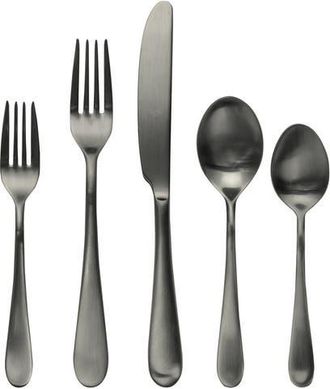 Mepra Natura Flatware Set - 20 Pieces in Ice Black Gold at Nordstrom