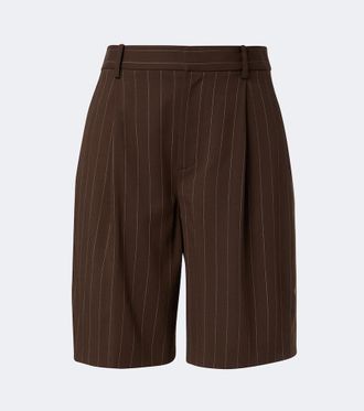Ralph Lauren Collection Striped wool shorts