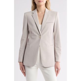 Theory Slim Fit Blazer in Putty at Nordstrom Rack, Size 0