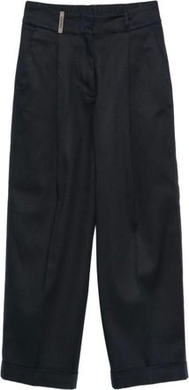 PESERICO Broeken, Dames, Blauw, S, Blauwe Broek