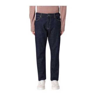 Calvin Klein Straight Fit Jeans, male, Blue, W34, Classic Blue Straight Leg Jeans