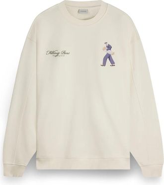 Filling Pieces Sweatshirt Bakery - Heren - Sweatshirts - Beige - L - Hoodies & sweatvesten